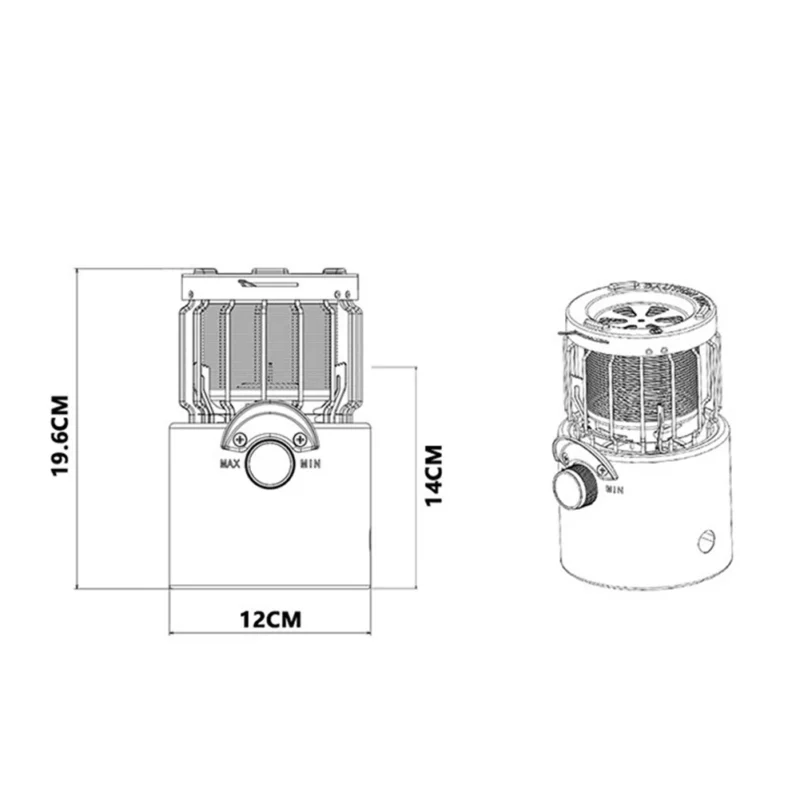 ChauffaCamp ProElite 2000W - Multifonction Extérieur 6