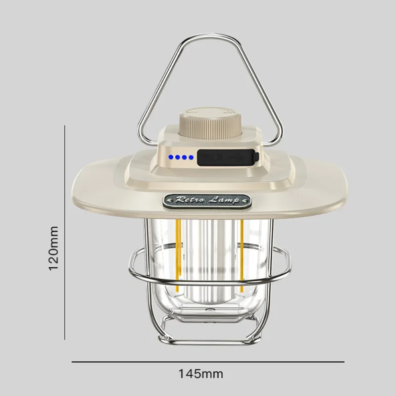 Lanterne Vintage Nomade - LuxCamping 4500mAh 6