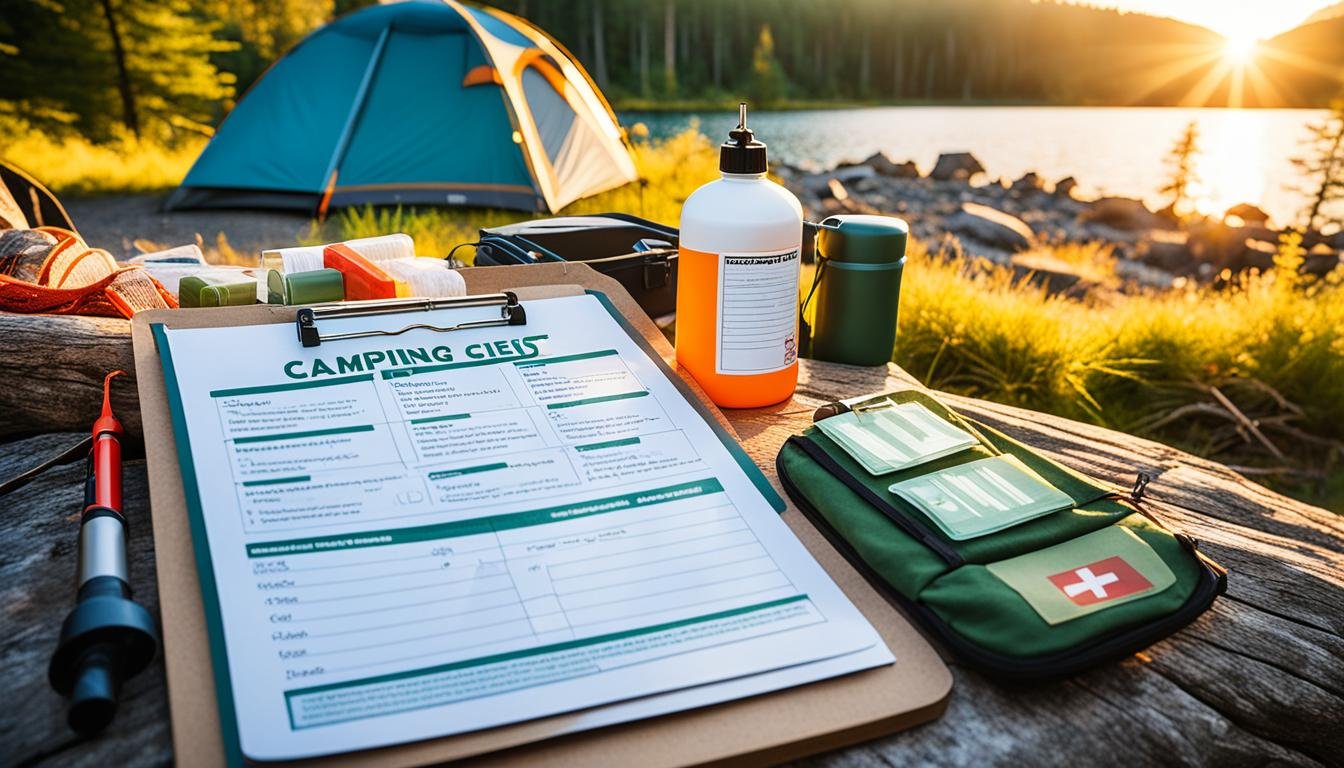 Checklist camping