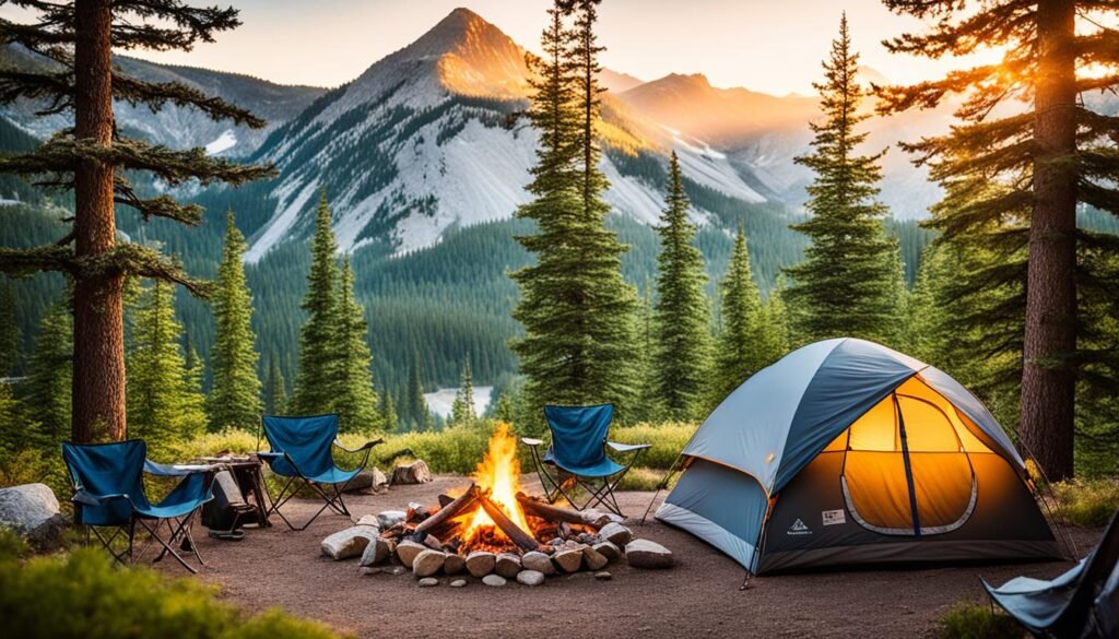 Matériel de camping pour la détente