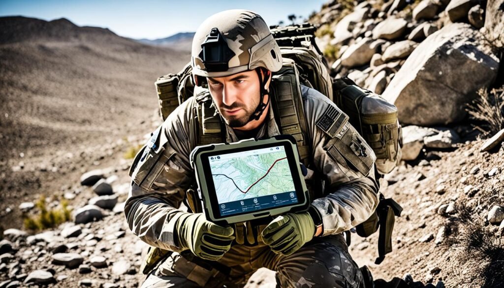 Tablette robuste en usage militaire